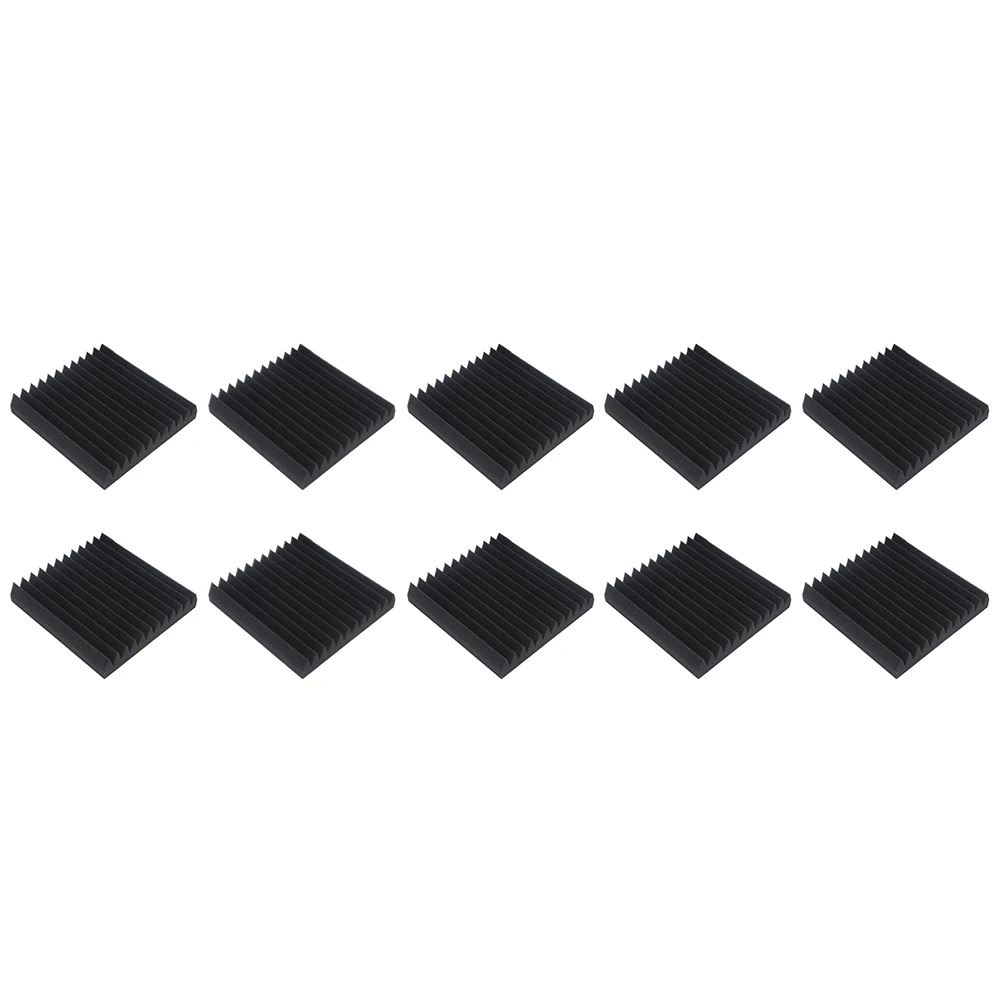 

10 шт. звукоизоляция хлопок треугольный паз звукопоглощающий хлопок Ktv запись студия барабан Декор стены звук 1