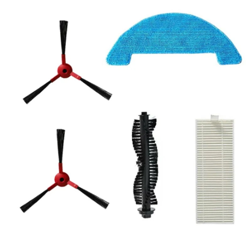 

Main Brush Filters Side Brush Mop Cloth Vaccum Cleaner Replacement Accessories for 360 C50 Robot Vacuum Cleaner