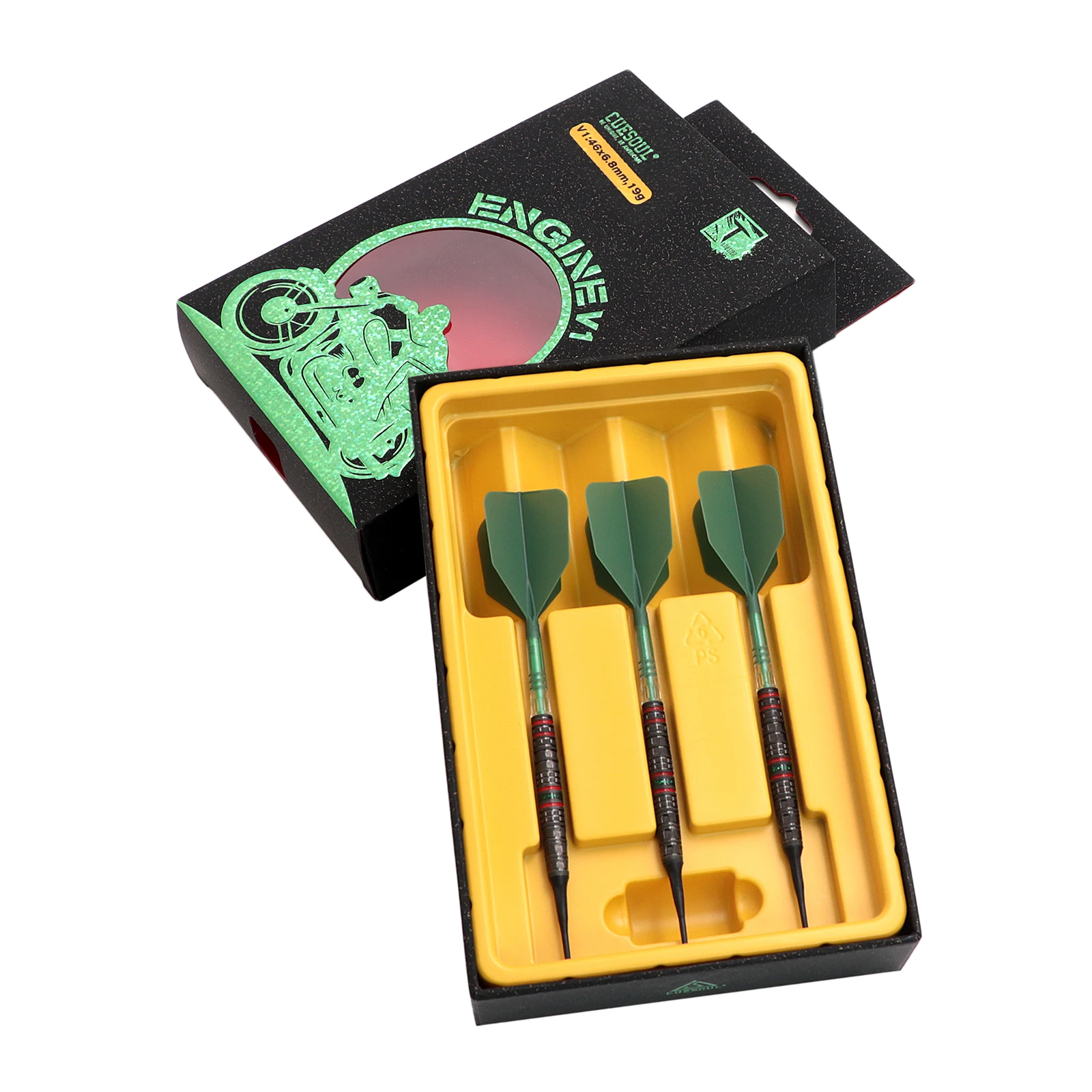 CUESOUL ENGINE V1 19/21g Мягкий Наконечник 90% вольфрамовый фотографический набор с масляной