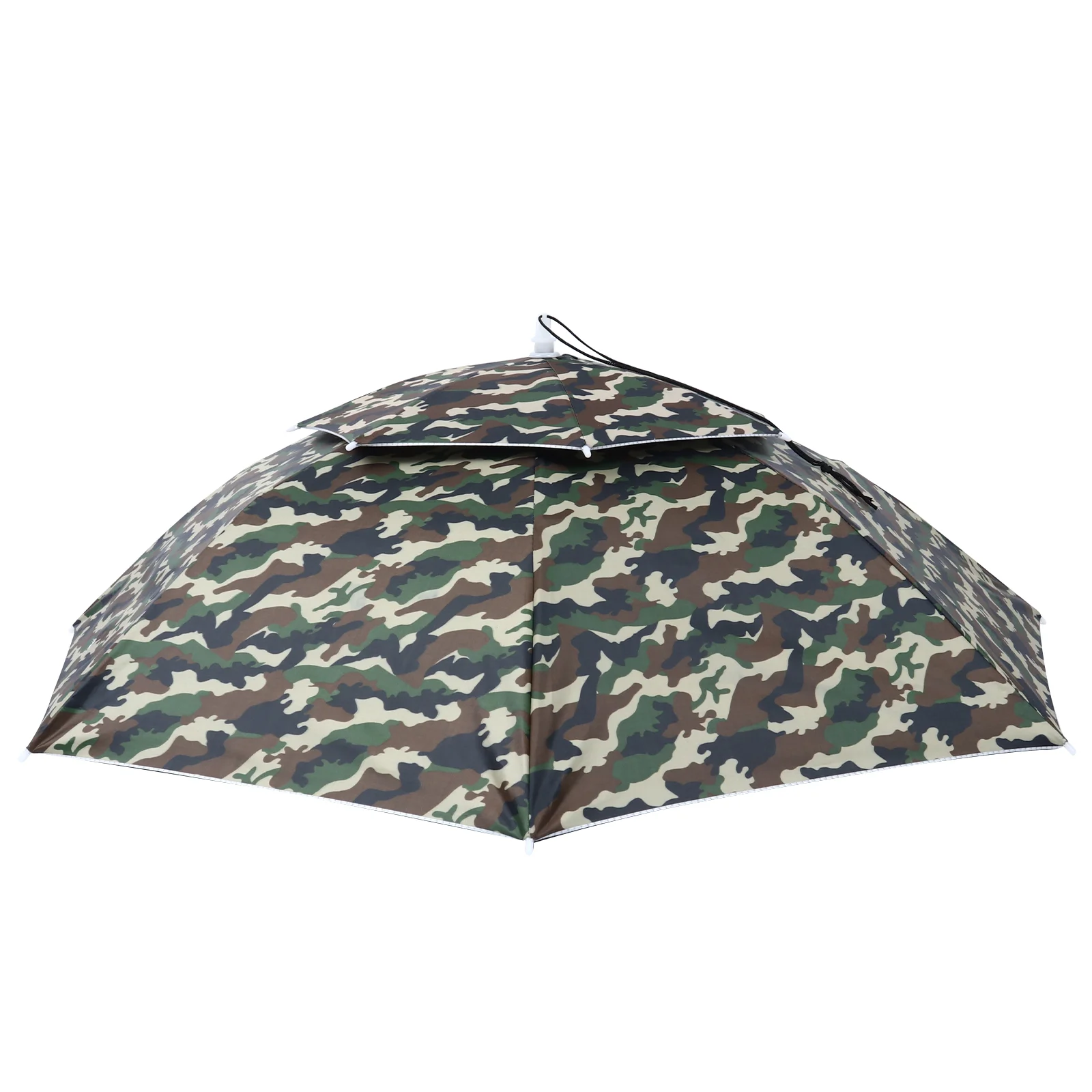 

Folding Hands Free Umbrella Work Outdoor Umbrellas Windproof Hat Oxford Cloth Head-mounted Patio rules