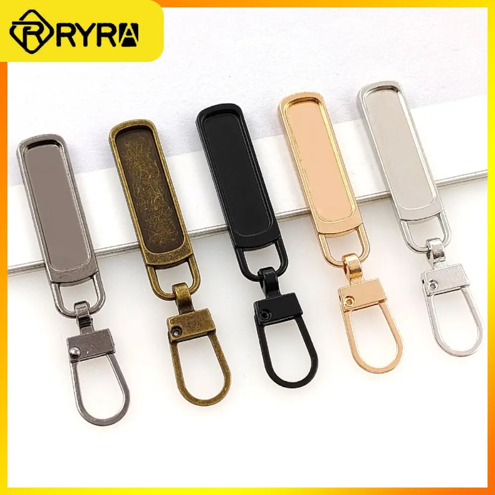 

Diy Zipper Slider Repair Kit Convenient Metal Zipper Head Without Tools 5 Fixed Zippers Durable Sewing Kit Detachable Zipper