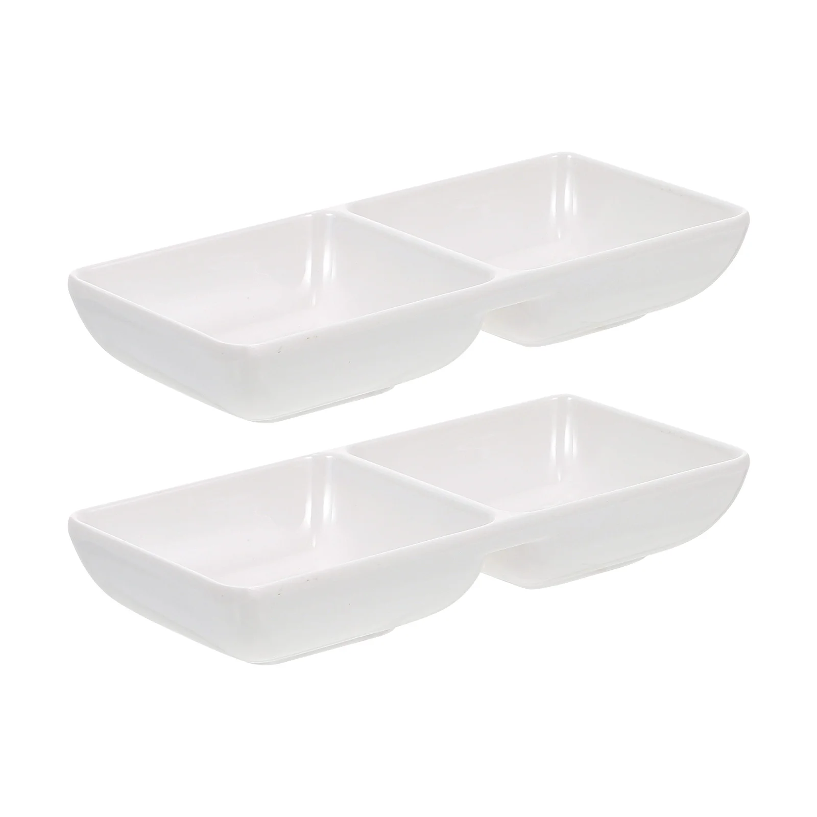 

Whiteceramic Dish Watercolor Artist Plates Trays Melaminecapless Rectangular Paintingprocelain Painting Supplies Tray Mixing