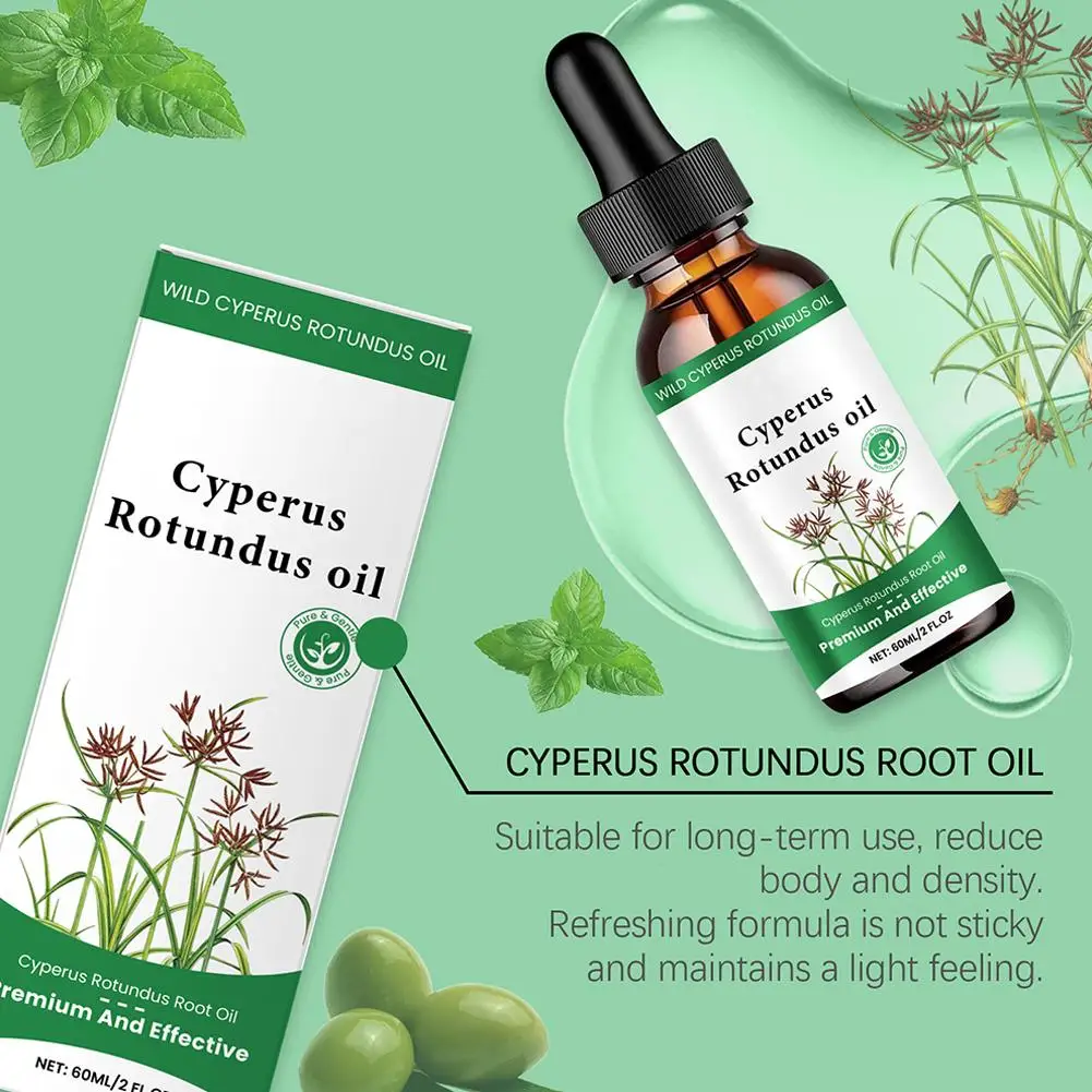 Масло для ухода за волосами Cyperus Rotundus 60 мл чистое натуральное растительное масло