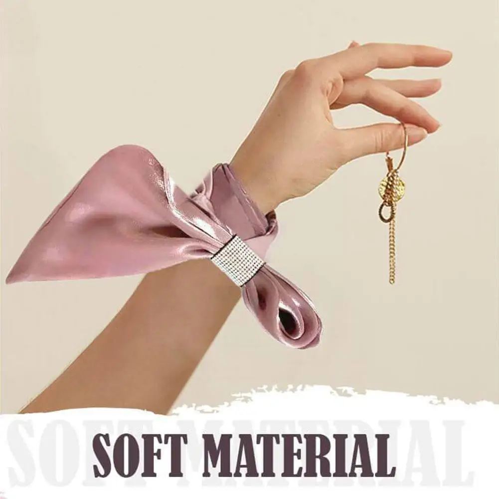 

2022 New Korean Version Of All-match Women's Scarf Silk Section Hand-feel Scarf Thin Scarf Double-sided Printing 15x150cm X4i3