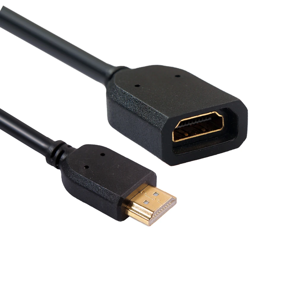 HDMI-совместимый Удлинительный кабель штекер-гнездо поддержка 4K для электронного