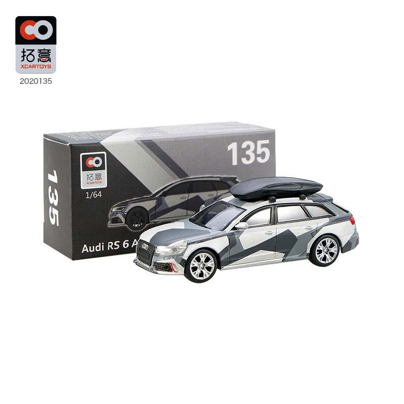 

XCARTOYS 1:64 Audi RS6 Crock серый литые модели автомобилей, игрушки