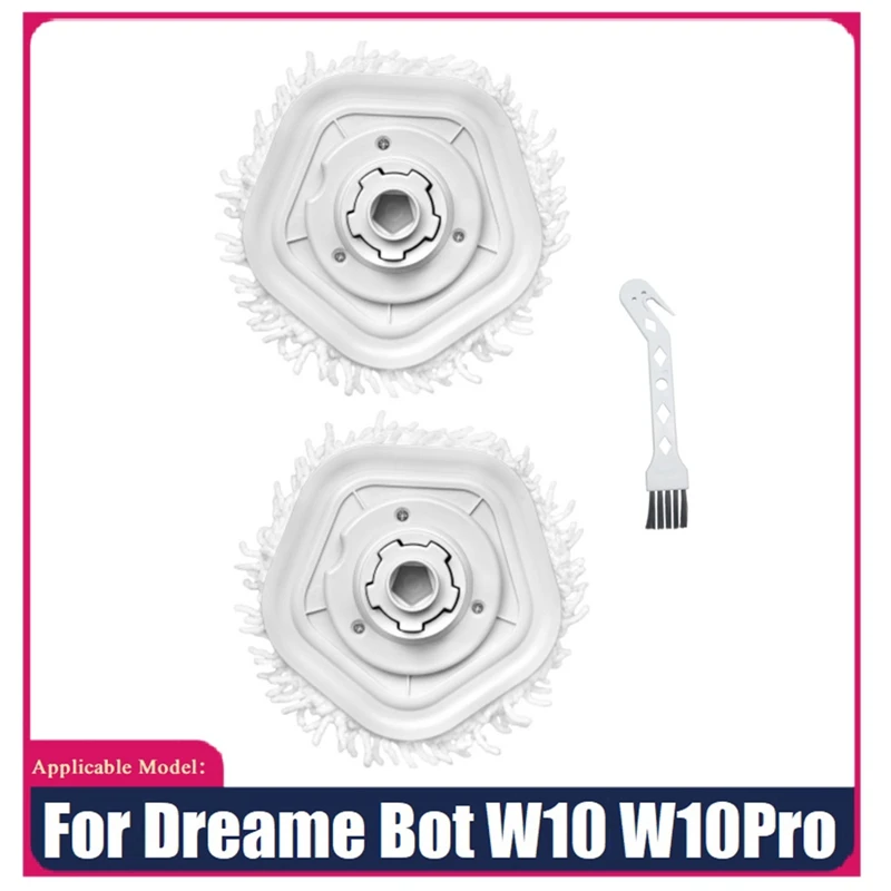 

For Dreame Bot W10 W10pro Vacuum Cleaner Detachable Bracket Mop Cloth Household Replacement Accessories Kit