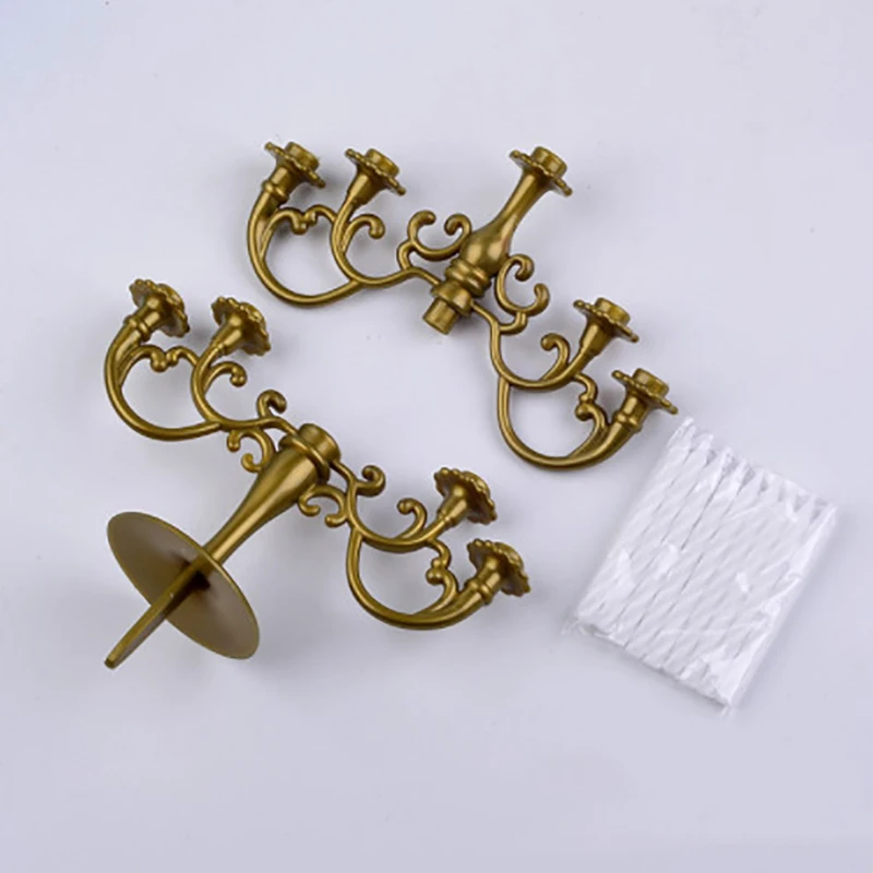 1 Набор свечей и подсвечников подсвечники для торта на день рождения украшение