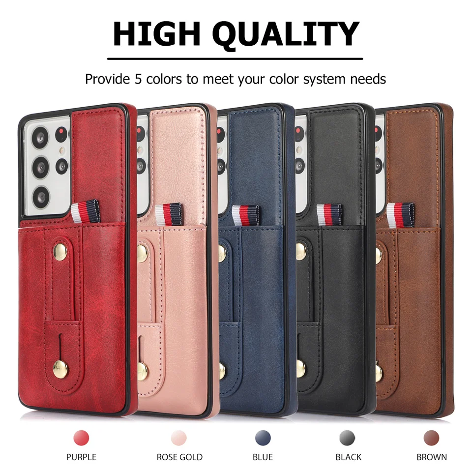 Кожаный чехол-бумажник для Samsung Galaxy S22 S21 S20 FE S10 NOTE 20 Ultra 9 10 Pro | Чехлы мобильных