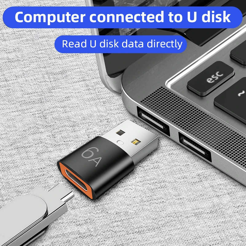 Переходник OTG USB Type C (мама)-USB A (папа) |