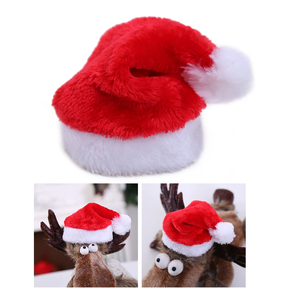 

Christmas Hat Pet Dogcap Santa Cat Headwear Headdress Puppy Headband Kitten Holiday Costume Cosplay Outfits