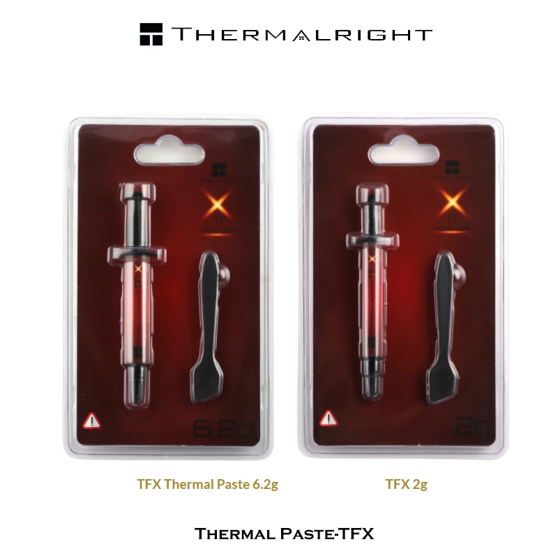 

Термопаста Thermalright TFX, 14,3 вт/м-к, для компьютера, ноутбука, GPU, ЦП, теплопроводность охлаждения, силиконовая термопаста 6,2 г/2 г