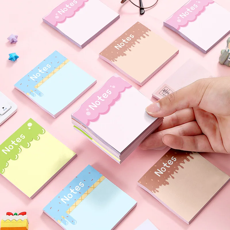 

Простой милый блокнот для записей, офисный блокнот для записей, 50 листов, клейкая лента с цветочным рисунком, Канцтовары для студентов, школ...