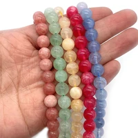 natural stone chrysoprase round beads 6 10mm chalcedony charm fashion making diy necklace earrings bracelet jewelry accessories