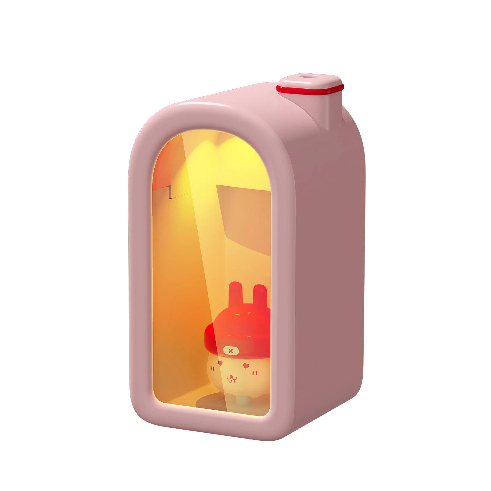 

Creative Rabbit Mini Air Humidifier 380ML Capacity Water Diffuser Fine Mist Maker Mute Bedroom Sprayer Type C Port Night Light