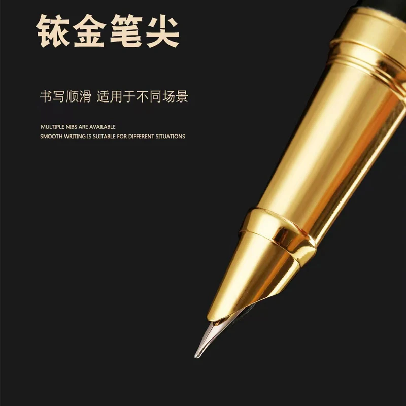 Высокое качество 8870 черная золотая деловая офисная авторучка школьные