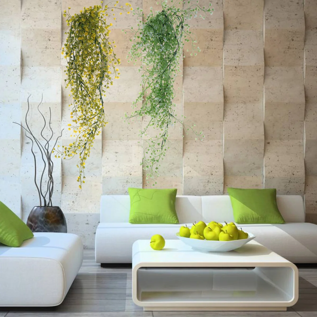 

Artificial Hanging Vine Plants Vines Rattan Wall Hanging for Home Room Shop