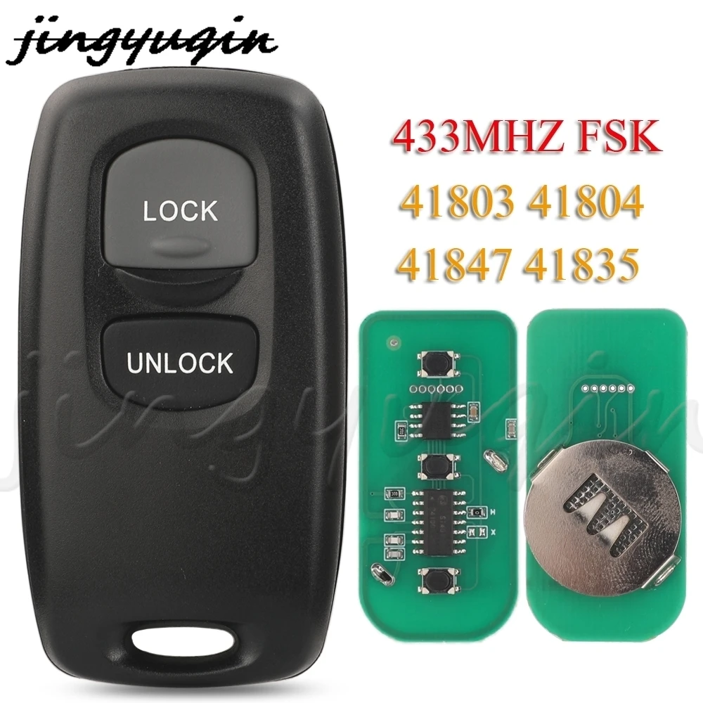 Упаковка Из 10 Смарт-автомобильных Ключей JYQ 433 МГц FSK Для Mazda M6 Series 2003-2010 Ford Ranger Everest