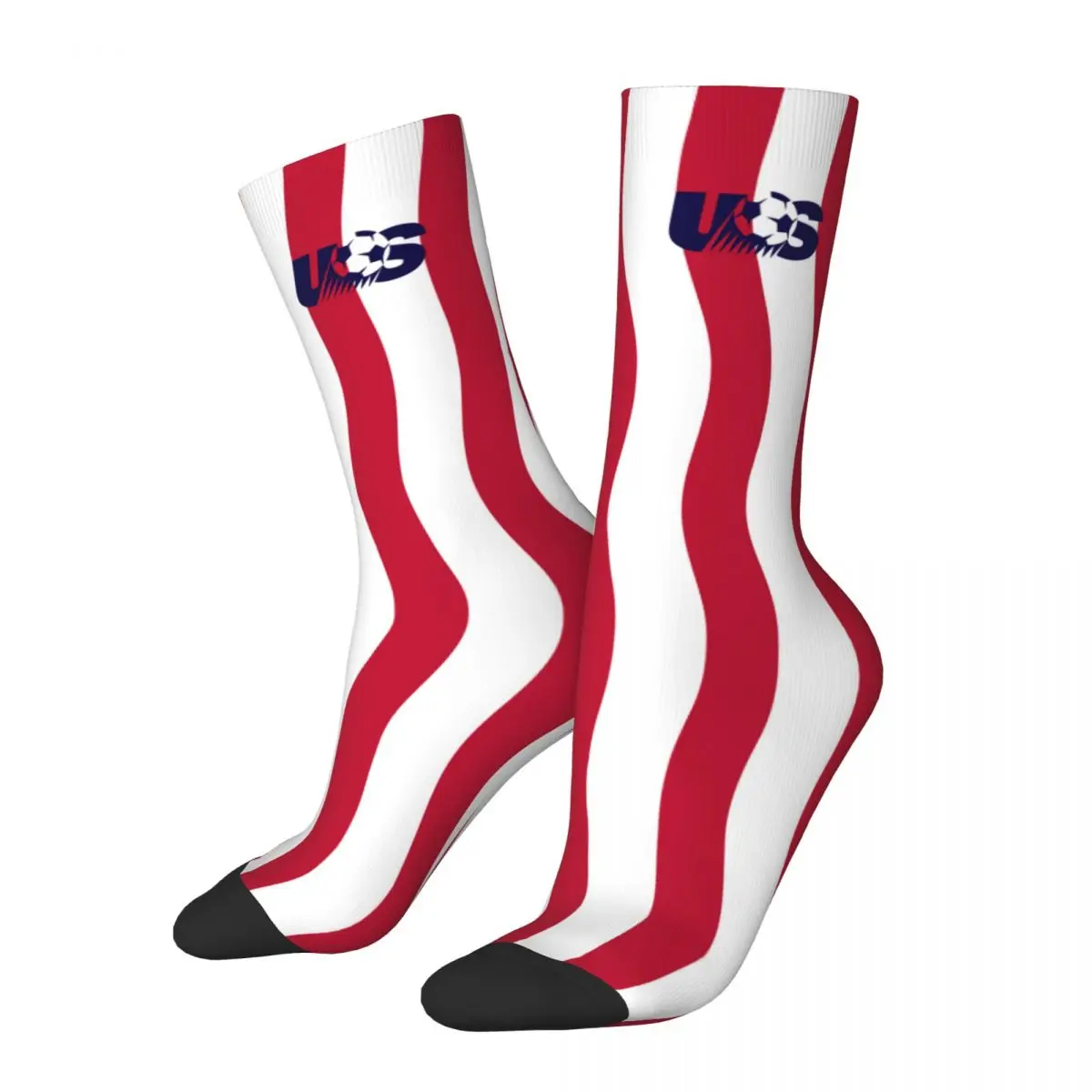 

Vintage USMNT USA Soccer Warm Socks Merch All Season Retro Football Socks Sweat Absorbing Suprise Gift for Unisex