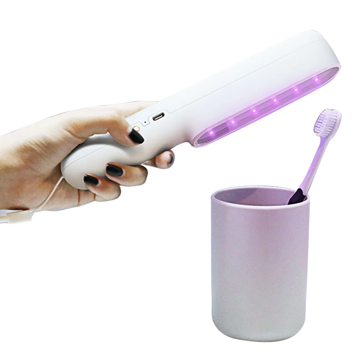 

UV Light Wand Rechargeable Ultraviolet Disinfection Light Portable UV Sterilizer Light for Home Office Travel UV Light Wand UV