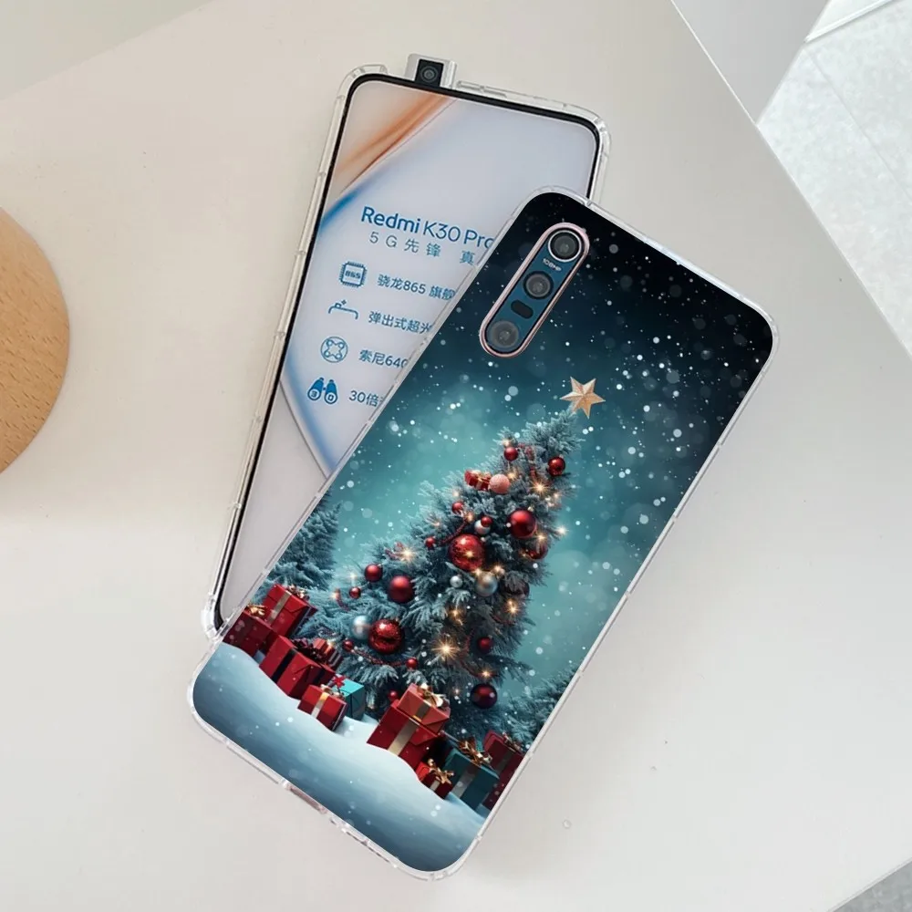 Чехол с рождественской елкой для телефона Samsung S21 A10 Redmi Note 7 9 Huawei P30Pro Honor 8X 10i чехол