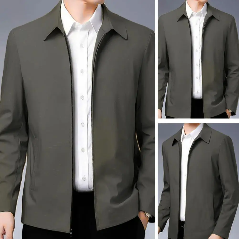 Новинка 2024 мужские куртки для мужчин среднего возраста Блейзер Женский