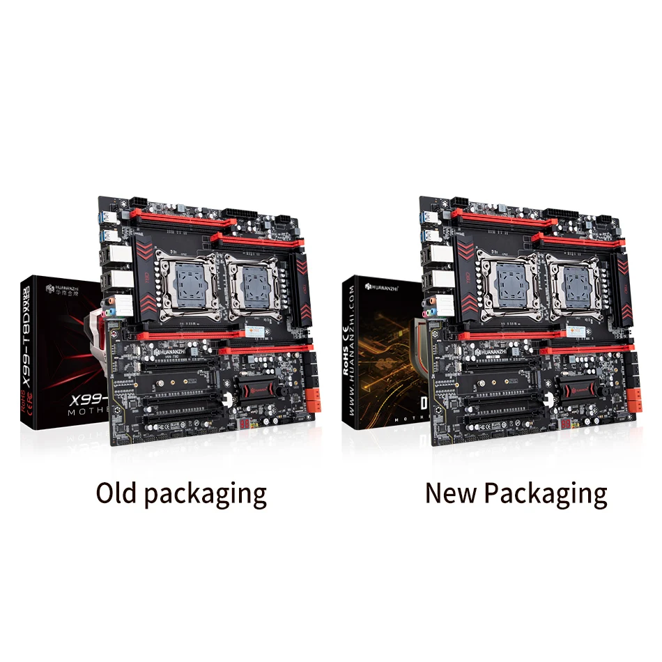 HUANANZHI T8D LGA 2011-3 материнская плата Intel Dual с XEON E5 2678 V3 * 2 8*16 ГБ DDR3 RECC память