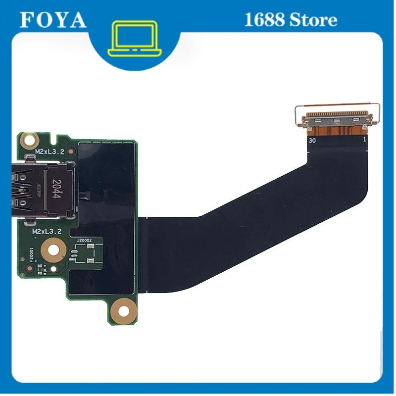 Новый переключатель USB-порта Orig, интерфейс платы с кабелем для ноутбука Lenovo Thinkpad X1 Carbon 7-го 8-го поколения 00HW 569 00HW570 SC50Q09471 Новый переключатель USB-порта Orig, интерфейс платы с кабелем для ноутбука Lenovo Thinkpad X1 Carbon 7-го 8-го поколения 00HW 569 00HW570 SC50Q09471