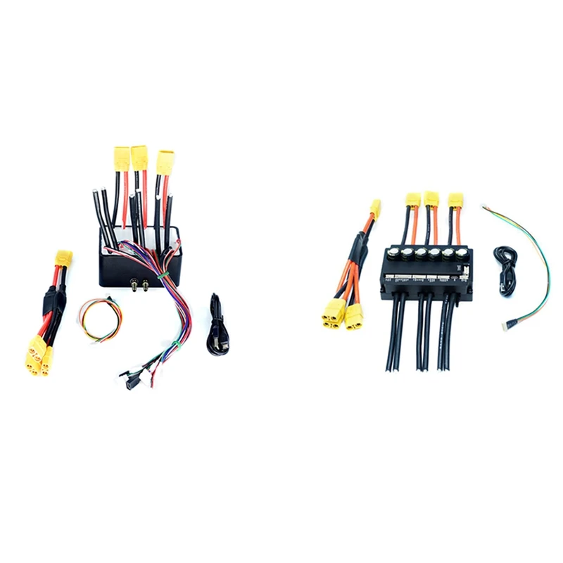 

FSESC75200 75 в мощный ток 200A ESC основа на Vesc с алюминиевым радиатором для E-фольги, доски для серфинга AGV Robot