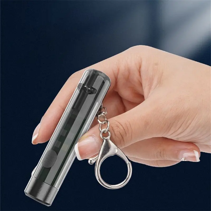 

Маленький предупредительный фонарик, светодиодный брелок высокой яркости, компактный светильник для ключей со свистком, Портативный прочный светильник для ключей