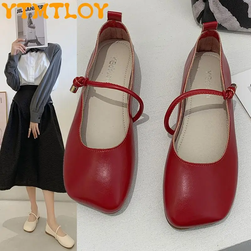 

Туфли женские в стиле ретро, однотонные, с юбкой, повседневная обувь в горошек, плоская подошва, популярный стиль, 2021