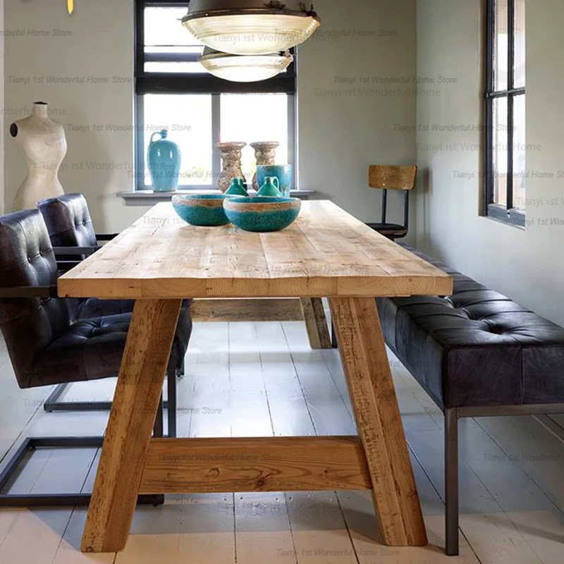 Скандинавские деревянные обеденные столы кухонная кофейная столовая