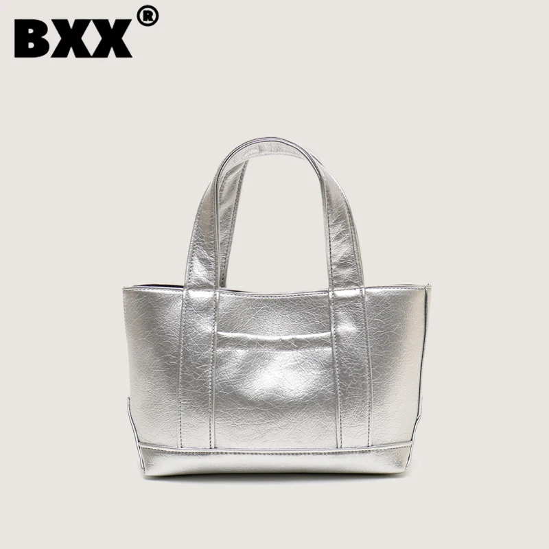 

[BXX] Fashion Minority Simple Solid Color Women Bag Elegant Versatile Casual Shipping Large Capacity Shoulder Bags Handbag CY572