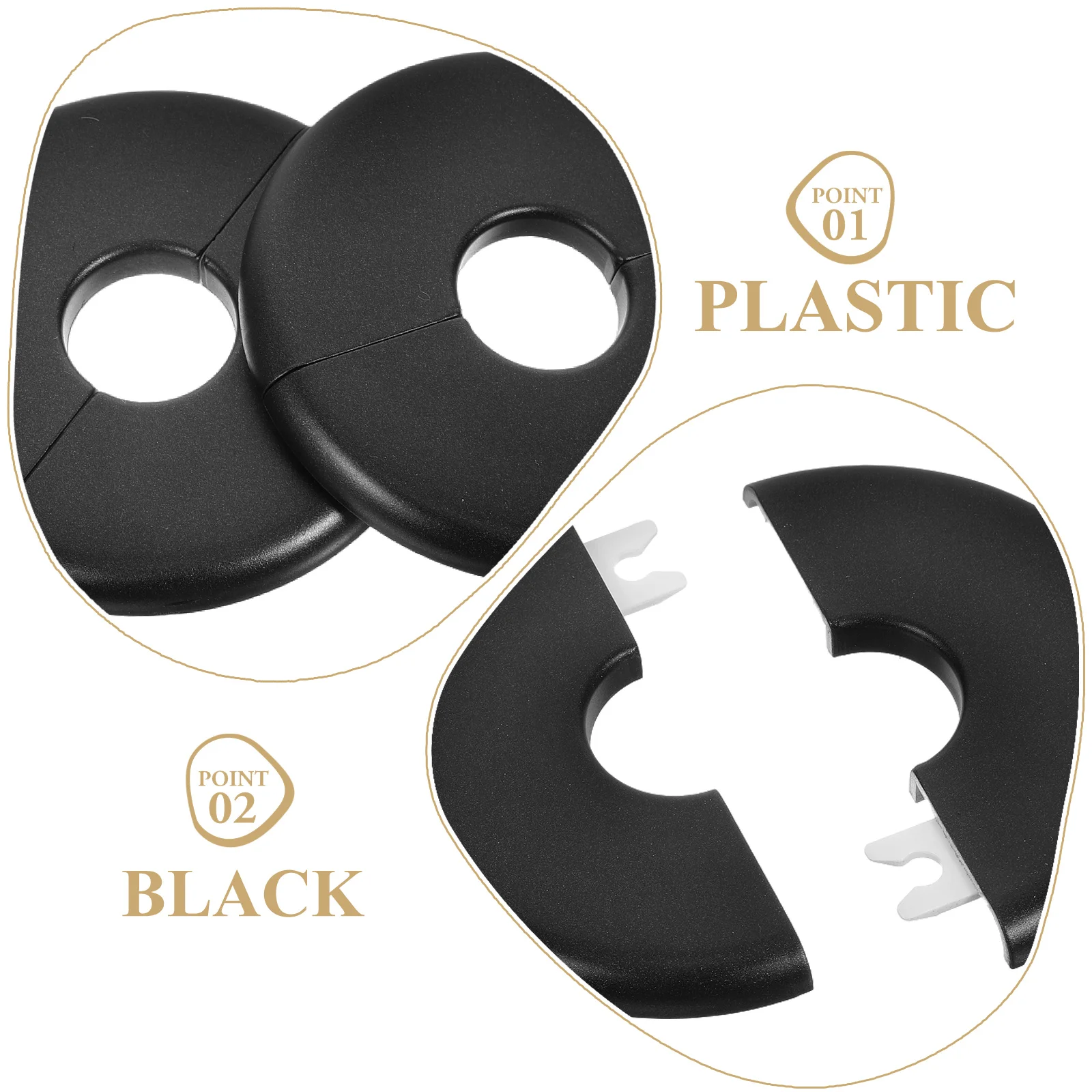 2 шт. водопроводный шланг сливная линия крышка воротник сантехнические пластины