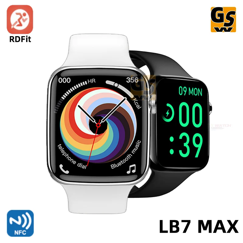 

Смарт-часы LB7 MAX, экран 320*380, NFC Pay, 1,9 дюйма