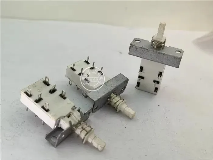 Импортный двухслойный выключатель питания 12-контактный белый монтажное