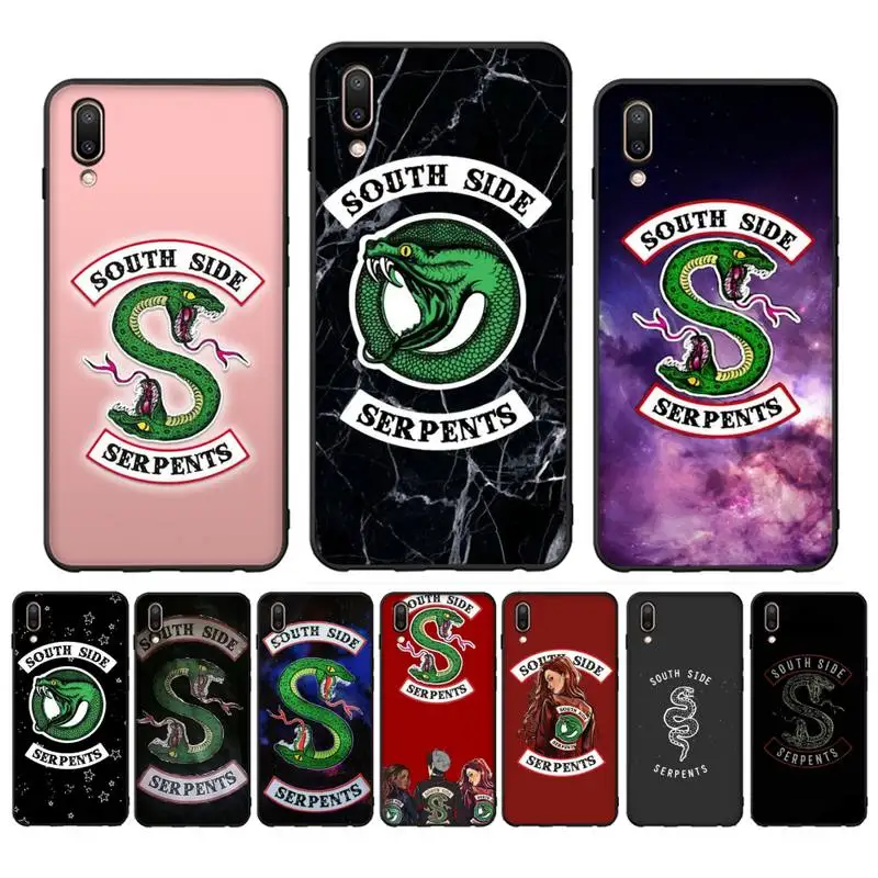 

American TV Riverdale Painted LOGO Phone Case for Vivo Y91C Y11 17 19 17 67 81 Oppo A9 2020 Realme c3