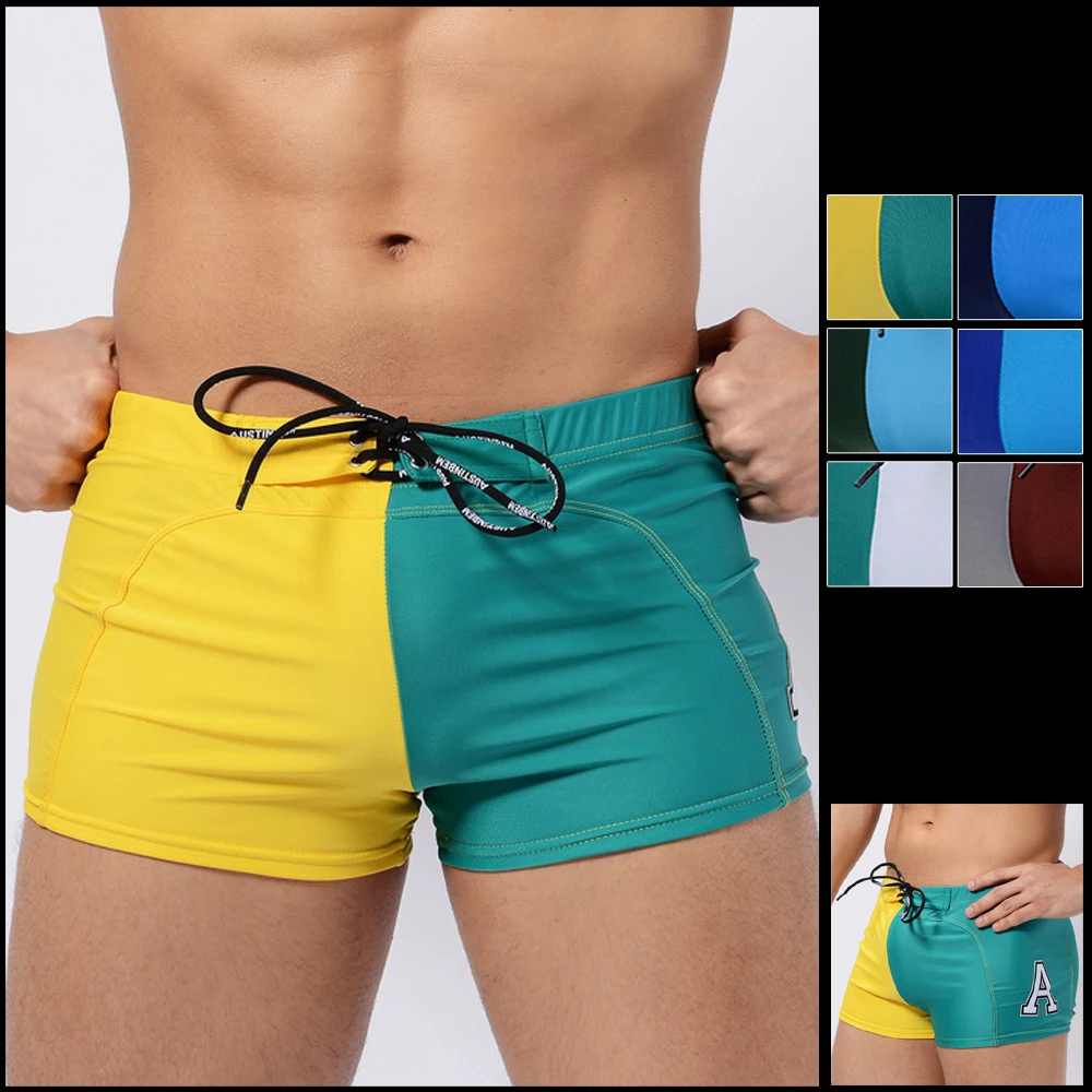 

Mens Swimwear Shorts Swimming Trunks Underwear Running Beach Boxer Briefs Pants