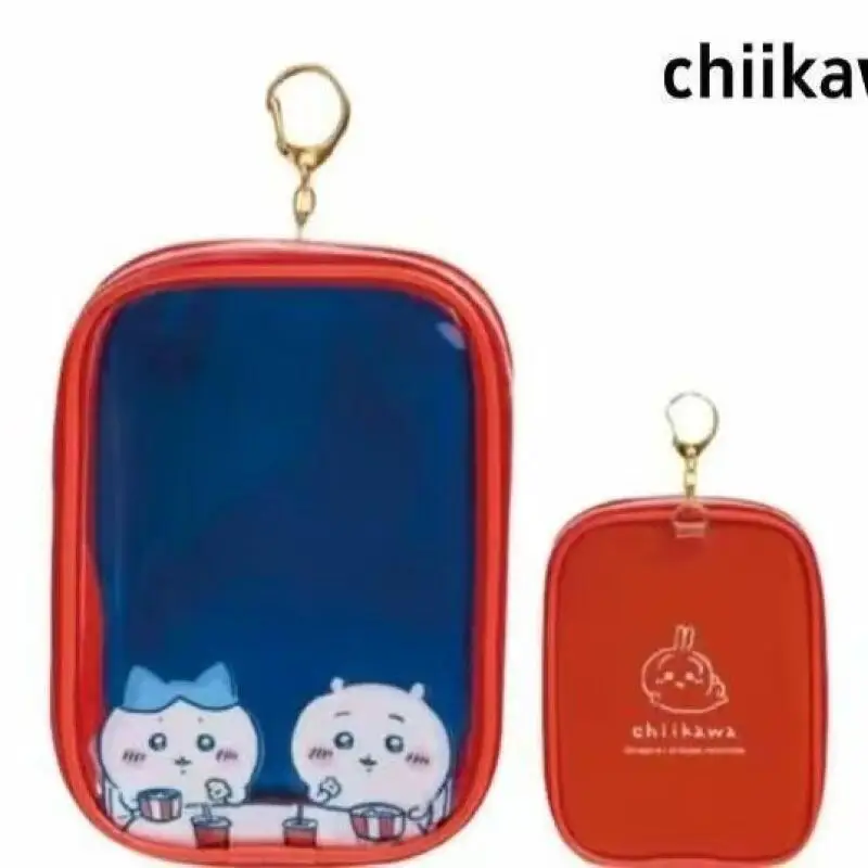 Фото Новая бархатная сумка для хранения игрушек и кукол Chiikawa для девочек, милая мультяшная сумка Hachiware Usagi для женщин, аниме-фигурка №4