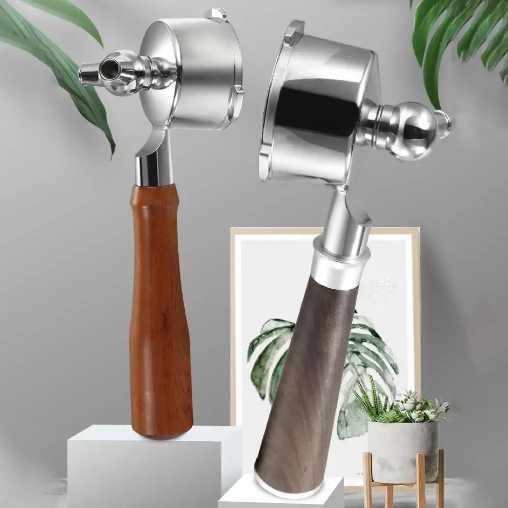 

51mm Espresso Handle Fine Filter Anti-Rust Stainless Steel Dual Nozle Coffee Maker Portafilter for Dongling/for Homix/for Petrus