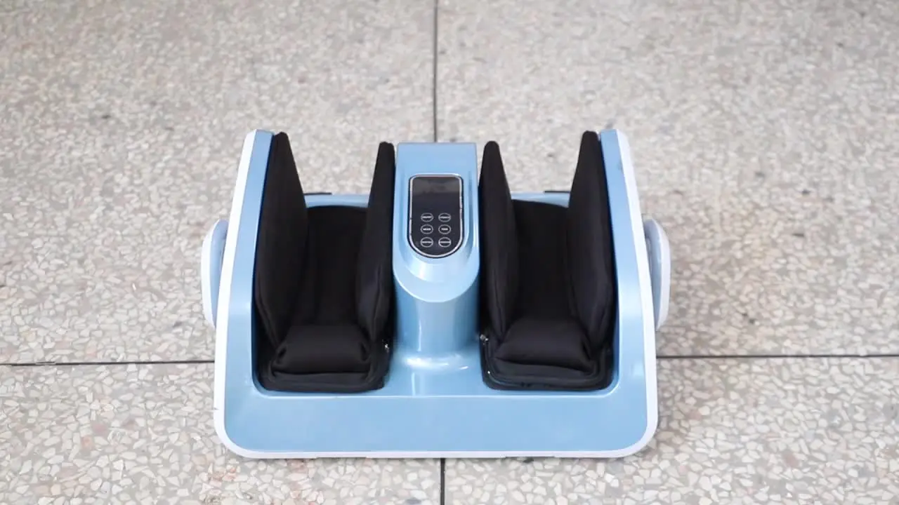 

Popular multi-function Inflatable heating vibration foot calf massager machine