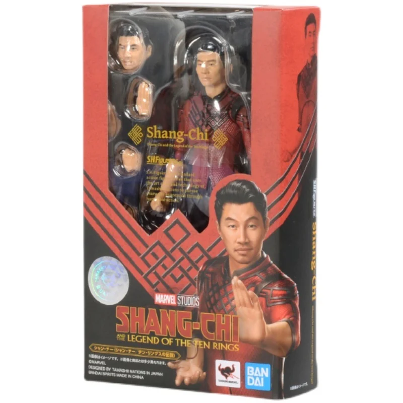 

In Stock Original Bandai SHF Shfiguarts Marvel Shang-Chi and The Legend of The Ten Rings Master of Kung Fu Anime Figure Toys