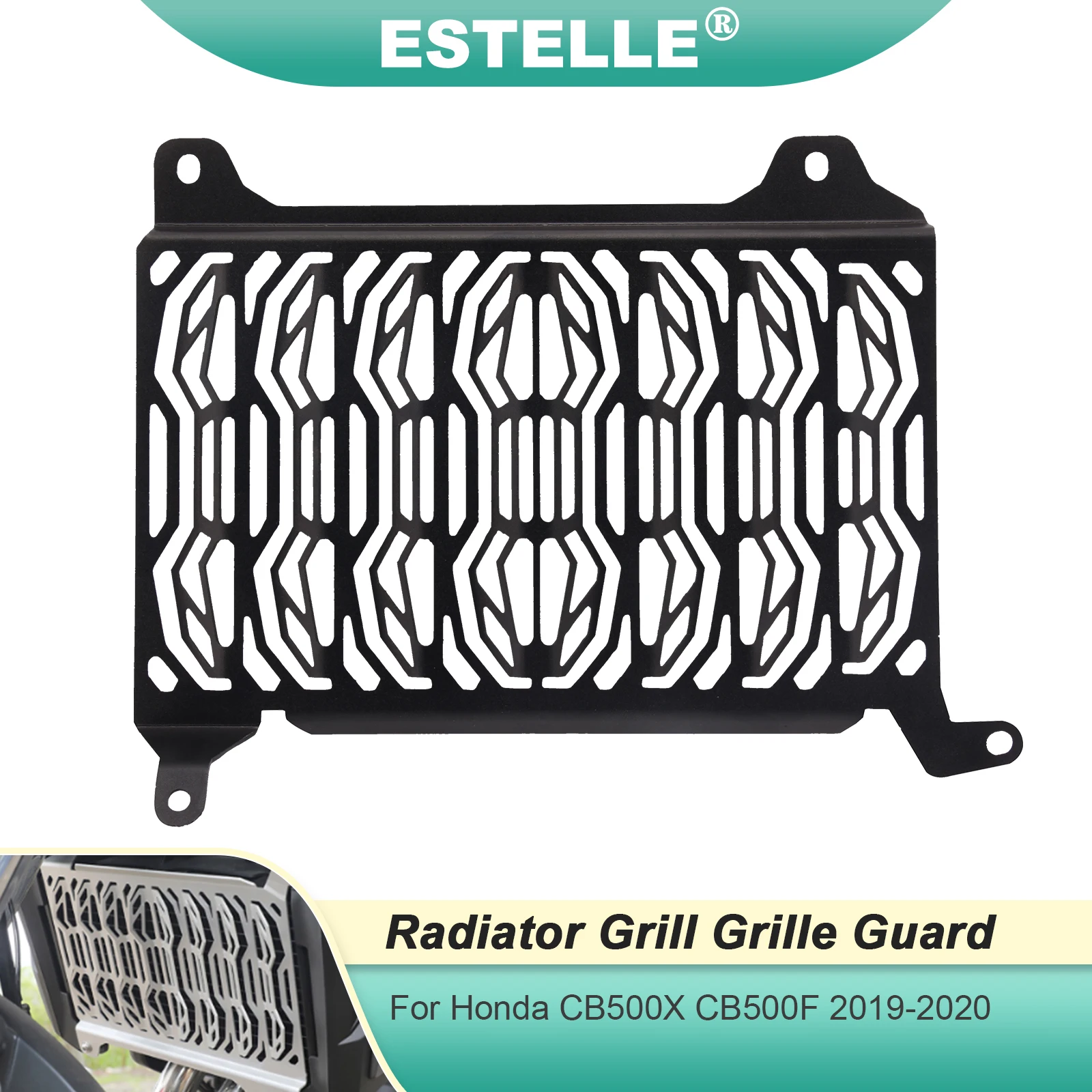 

Motorcycle Radiator Guard Grill Cover Protector For HONDA CB500F CB500X 2019 2020 2021 2022