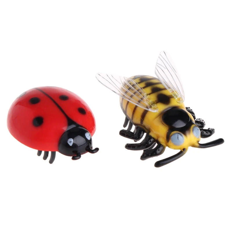 

Toys Teaser Interactive Pet Beetle Cicada Auto Electric Walking Insect Mini