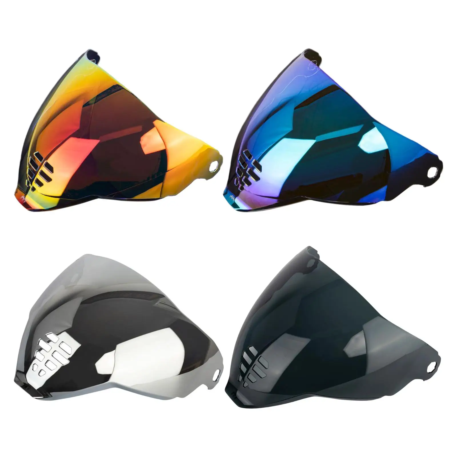 Motorcycle Helmet Visor Shield Full Face Shield Motorbikes Supplies Protection Fit for icon airflite  Helmet Easy to Install