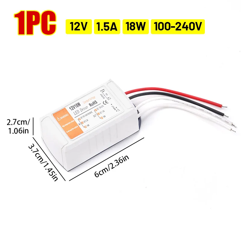 

HulitTop драйвер LED 12В 18Вт