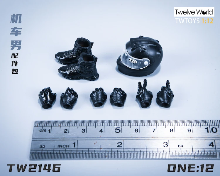 

TWTOYS TW2146, 1/12, солдат, мотоциклетная гоночная шляпа, шлем, сапоги, набор для рук, модель игрушки для 6 "экшн-фигурки, тело