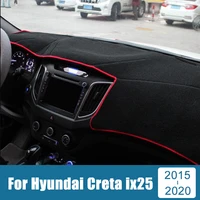 for hyundai creta ix25 2015 2016 2017 2018 2019 2020 car dashboard cover mats avoid light pads anti uv case carpets accessories