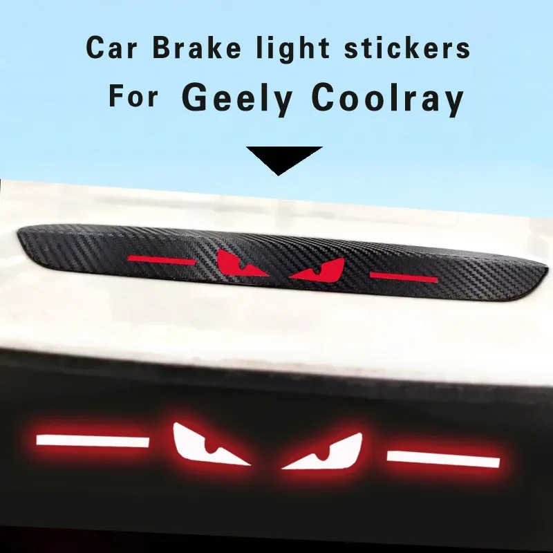 Фото 1 шт. наклейка для заднего стоп-сигнала Geely Colorado, наклейка на стоп-сигнал High Bay, модель Hawkeye, автомобильные аксессуары, автомобильные наклейки. №4
