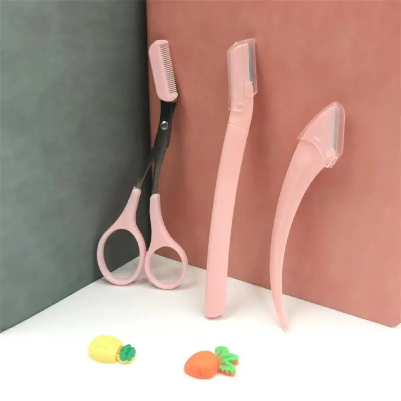 Eyebrow Scissors 5 Colors Shaping Perfect Eyebrows Convenient Design Professional Grooming Precise Trimming Beauty Tools